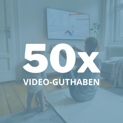 WohnzimmerPilates - 50x Video-Guthaben WohnzimmerPilates - 50x Video-Guthaben